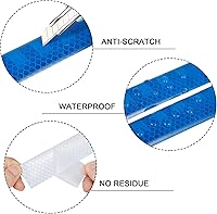 Vista 3 de TOMALL Pegatinas de Rayas Reflectantes Fuertes de 35.2'', Calcomanía Reflectante de Alta Intensidad para Visibilidad Nocturna, Advertencia