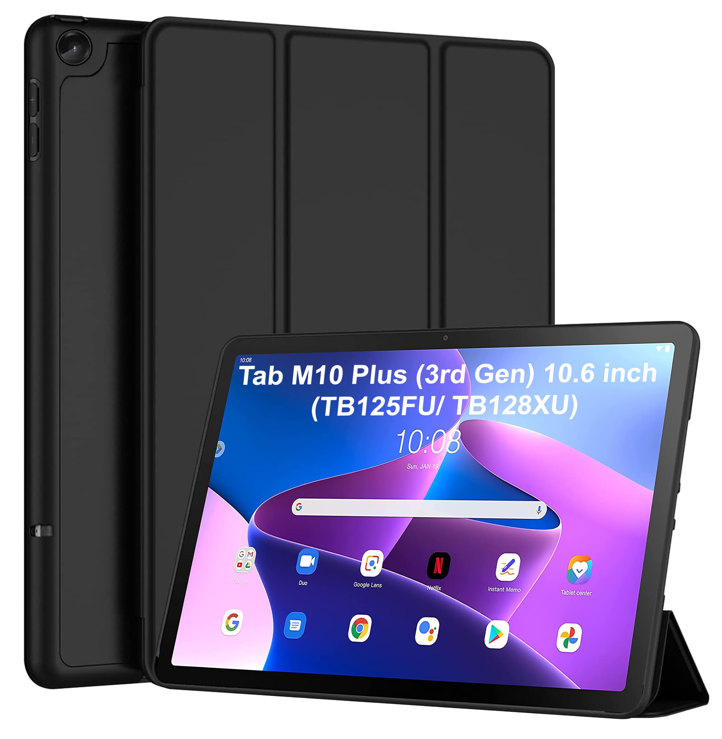 Plus M10 Tab Lenovo for Cover Case Flip TGK 本体とカバー gen) (3rd M10 Tab Lenovo 3rd Inch 10.6 Gen Androidタブレット本体