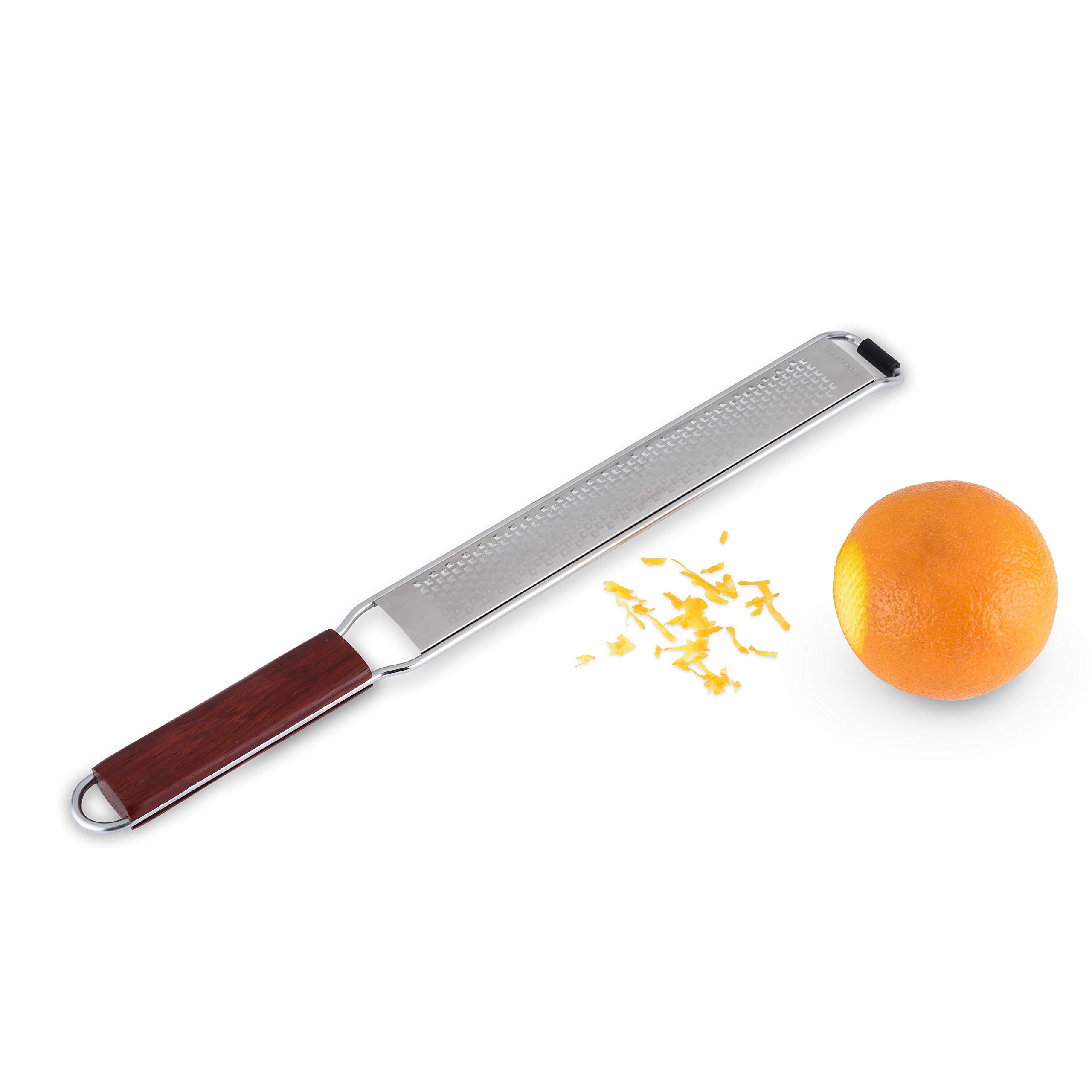 Amazon.com: Viski Citrus and Cheese Grater, Stainless Steel Rasp
