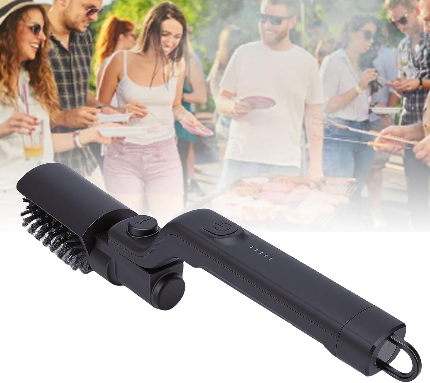 Yosoo Electric Rotating Grill Brush, Cordless Rechargeable BBQ Grill Brush for Camping Outdoor, Wear Proof and Reliable with Battery, Fast Process