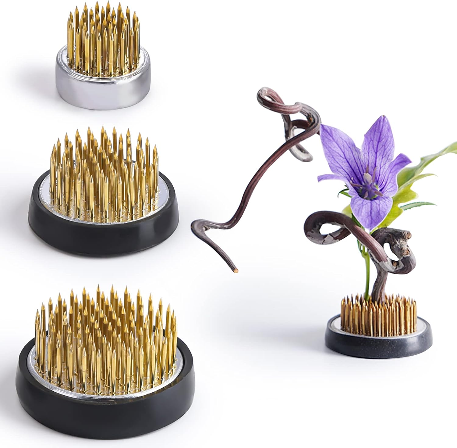 3PCS Flower Frogs Floral Frog Round Kenzan Flower Fixed Tools with ...