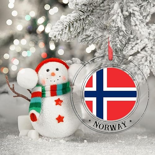 Miniatura 10 de Guangpat Bandera de Venezuela, decoración para árbol de Navidad, recuerdo de la ciudad del país de Venezuela, adornos de Navidad personalizados,