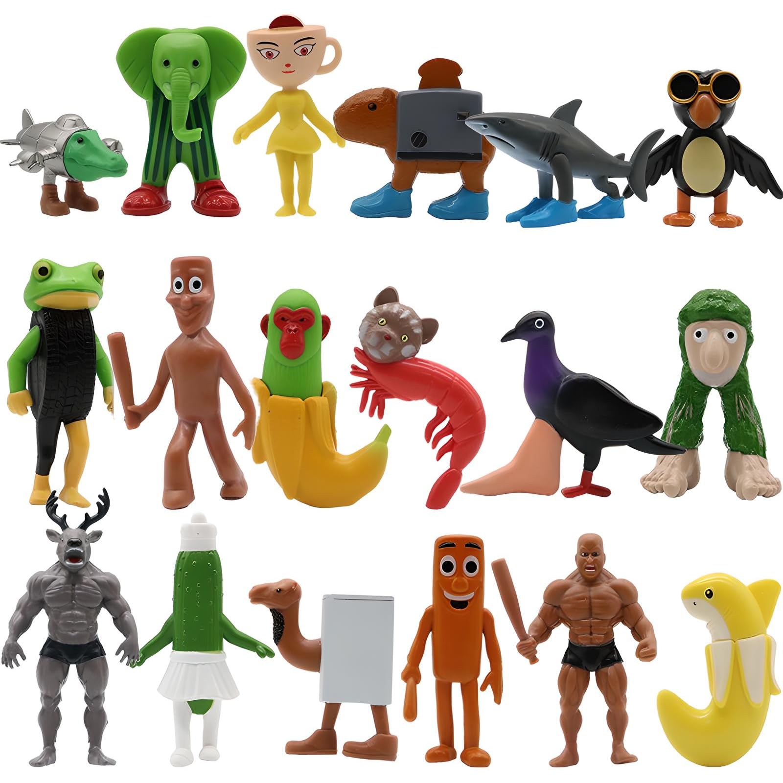 Steal A Brainrot Figure Strawberry Elephant Italian Brainrot 67 Figure Toy Tung Tung Tung Sahur Toy Tralalero Tralala Figurine - 26