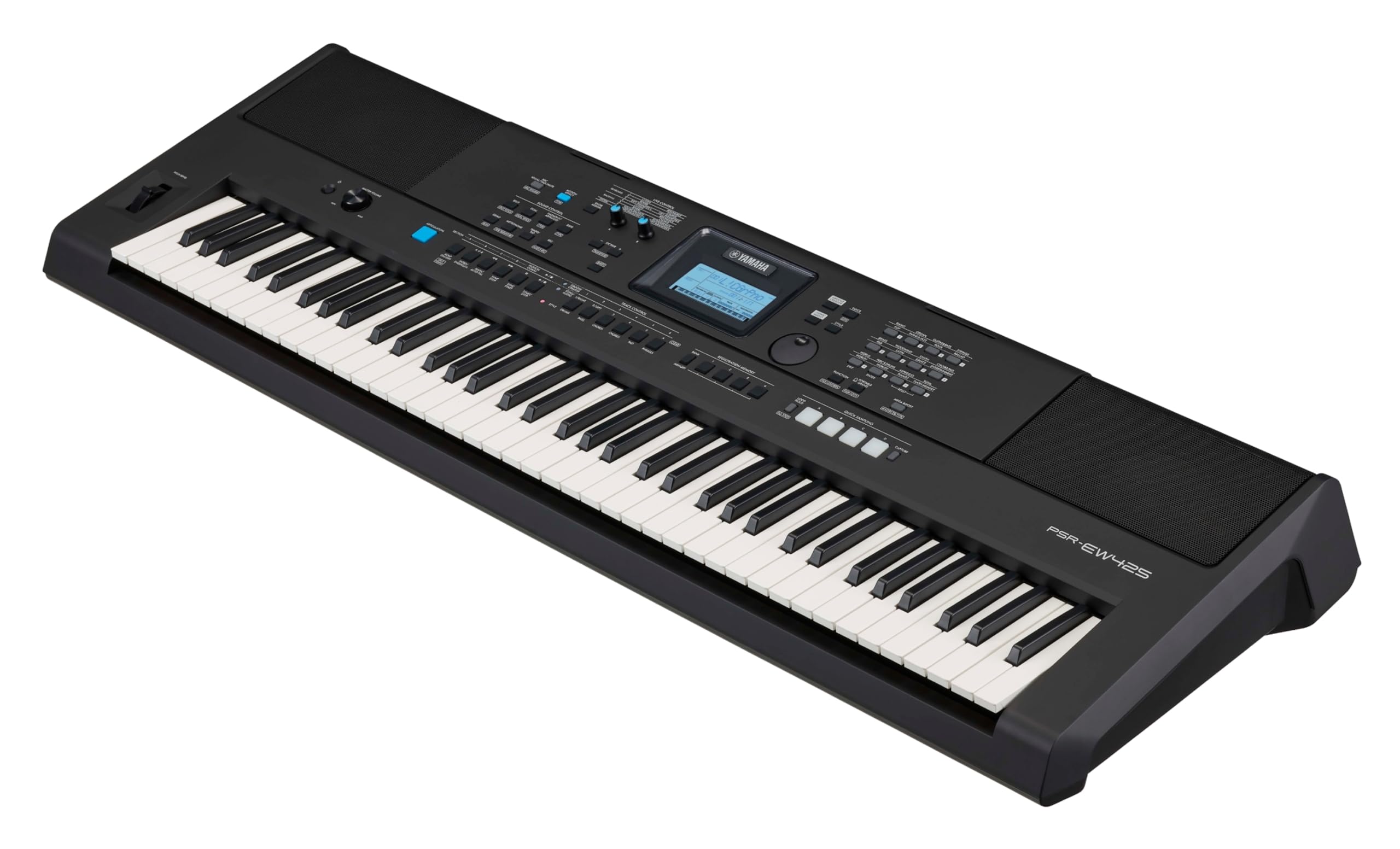 Yamaha, 76-Key Touch-Sensitive Advanced Portable Keyboard with Power Adapter (PSREW425)