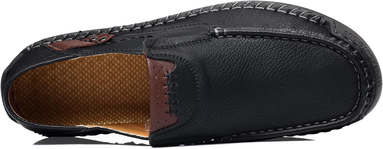 Coramtty Mens Loafers Casual Slip on Shoes Business Moccasins Lightweight Refreshing Classic Slippers Walking Driving Travelling Outdoor - Image 6