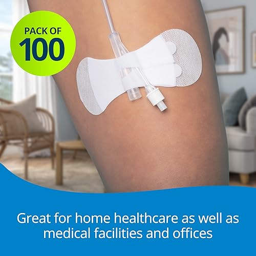 Miniatura 3 de TIDI 3400LFC Grip-Lok Foley - Dispositivo de seguridad de catéter flexible, diseño de perfil bajo para mayor comodidad, blanco, grande, paquete de