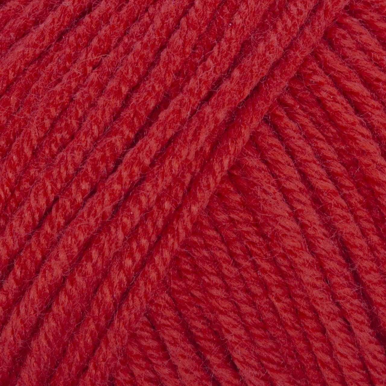 4 Pack (Skein) Gazzal Baby Cotton XL, 50% Soft Cotton 50% Premium Acrylic, Each 1.76 Oz (50g) / 114 Yrds (105m),DK- Worsted Baby Popular Yarn (4 Pack, Red - 3443), GazzalBCXL