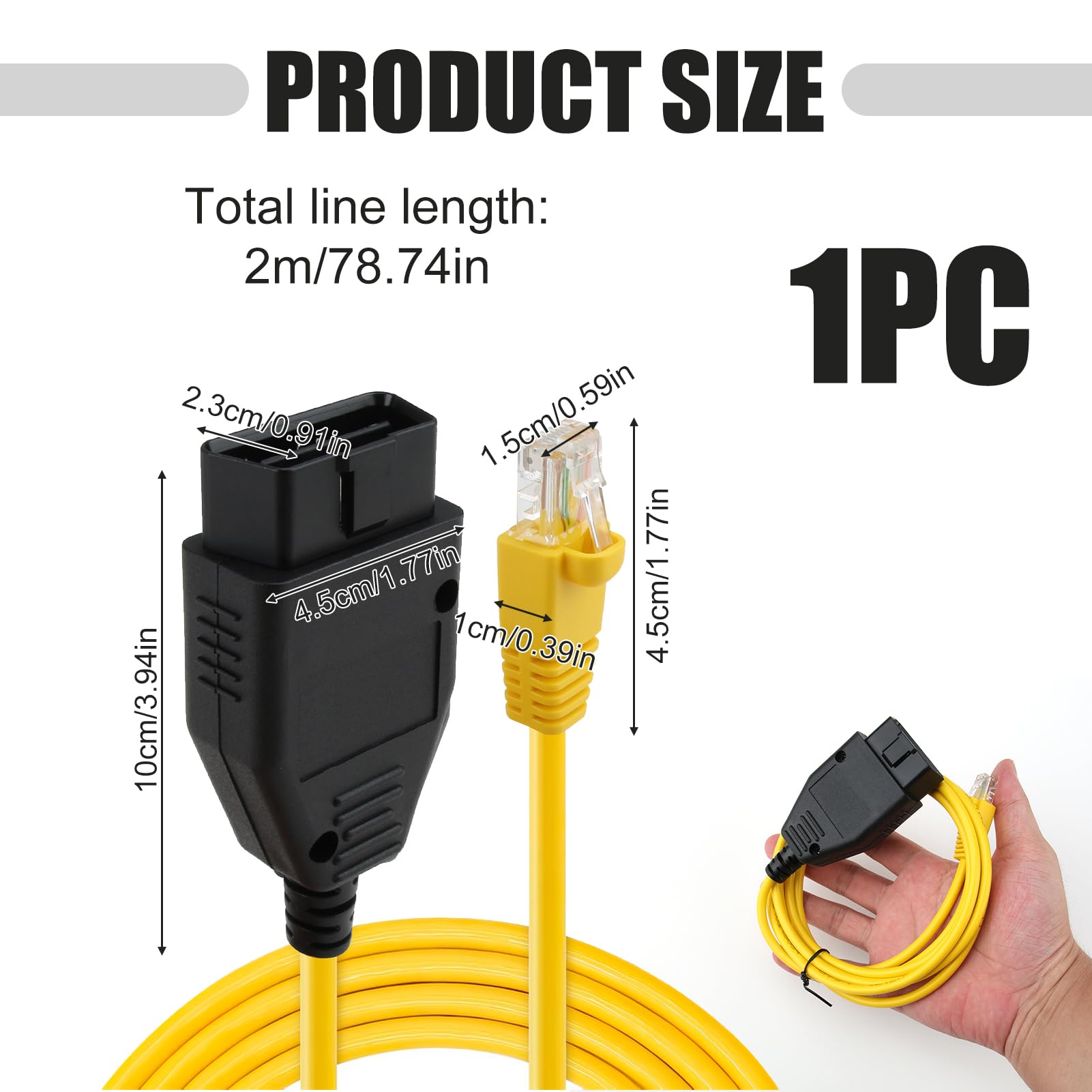 MODULO CAVO DI interfaccia Ethernet OBD2 per modulo linea dati ESYS