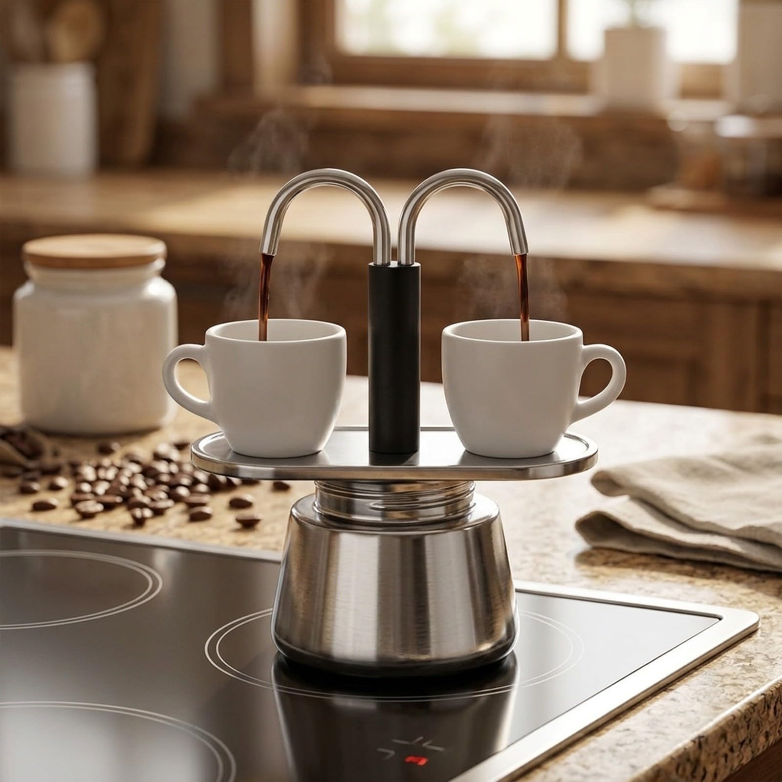 Para moka Express de repuesto, 100 ml, para estufa de gas para Moka Express