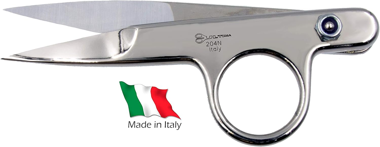Ultima 4.5” Thread Nippers – Hot Forged Precision Thread Snips, Embroidery Snipper & Seam Cutter (Single Pack) (Pack of 2)