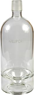 Millipore XX1604706 Glass Vacuum Flask with Conical Bottom, 5L Capacity