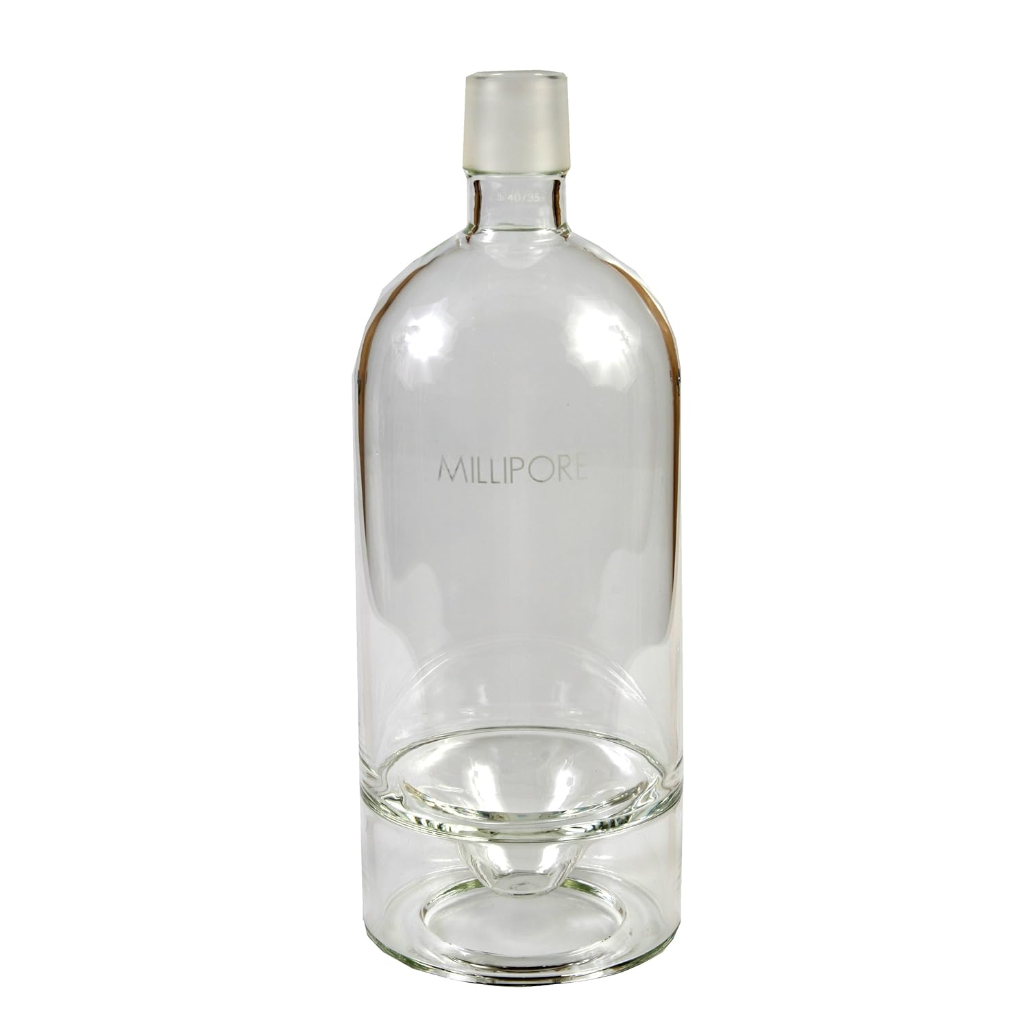 Millipore XX1604706 Glass Vacuum Flask with Conical Bottom, 5L Capacity