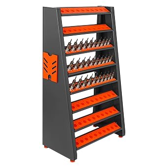 BT40/CAT40 Tool Rack Organizer, Industrial CNC Tool Storage Cabinet