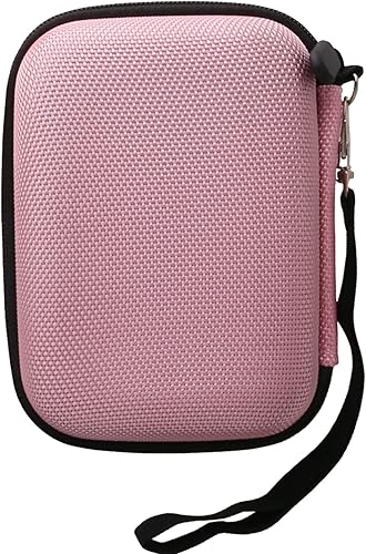 Miniatura 2 de WAIYUCN Estuche de transporte rígido de EVA para Miyoo Mini Plus, funda de consola de juegos de mano retro de 3.5 pulgadas (rosa)