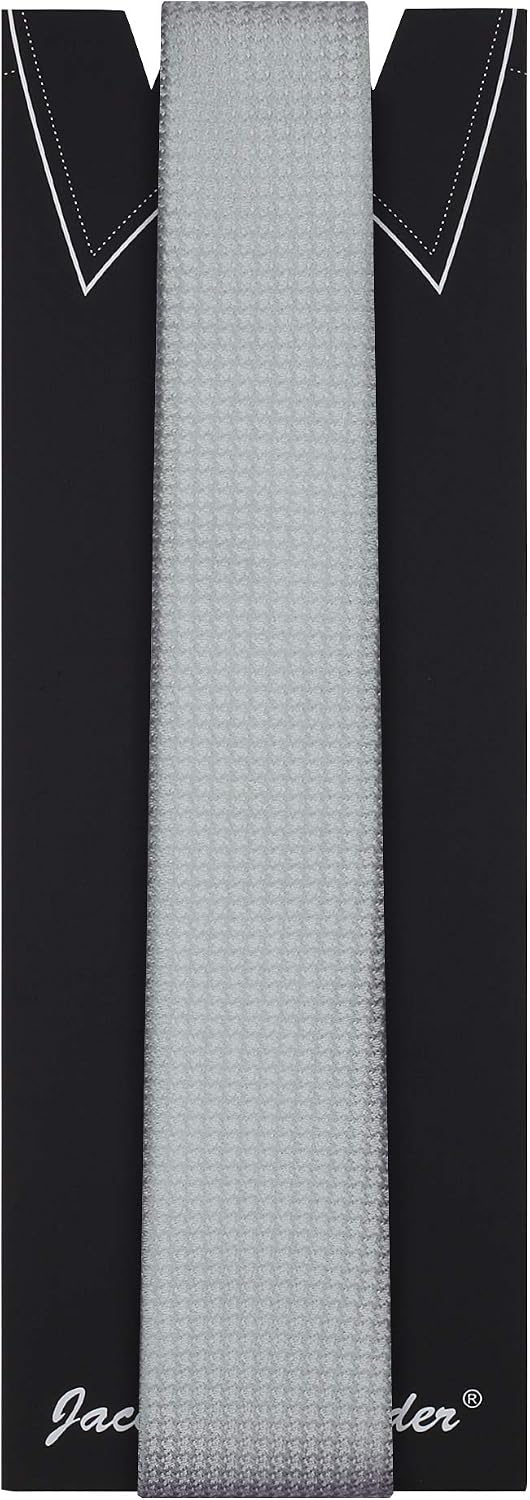 Jacob Alexander Boys Tone on Tone Houndstooth Neck Tie