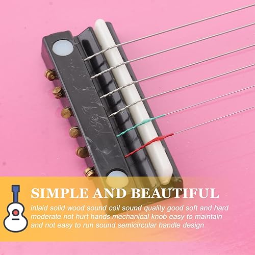 Vista 15 de Guitarra para niños de 23 pulgadas, 6 cuerdas, acústica para principiantes, instrumento musical, azul