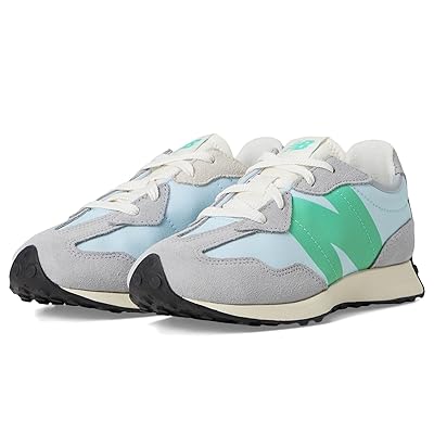 New Balance Kids 327 (Little Kid) Girls Shoes Aluminum Grey/Cyber Jade