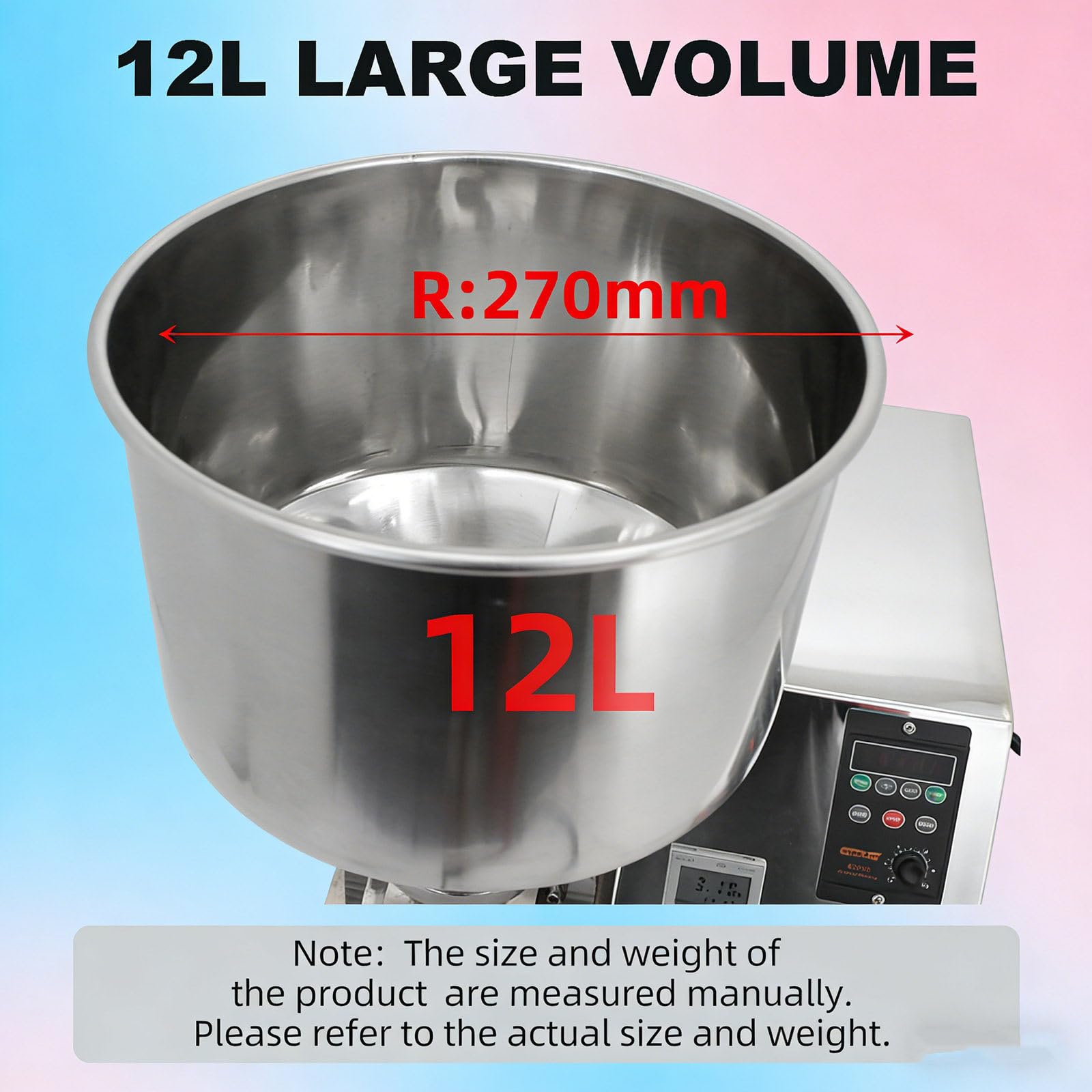 Macchina elettrica per il riempimento di ciambelle, 12 litri, iniettore di crema in acciaio inox, dispenser di marmellata per panetteria