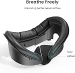KIWI design V3 Facial Interface,2 Face Pads Compatible with Meta/Oculus Quest 3 Accessories, NOT for Quest 3S