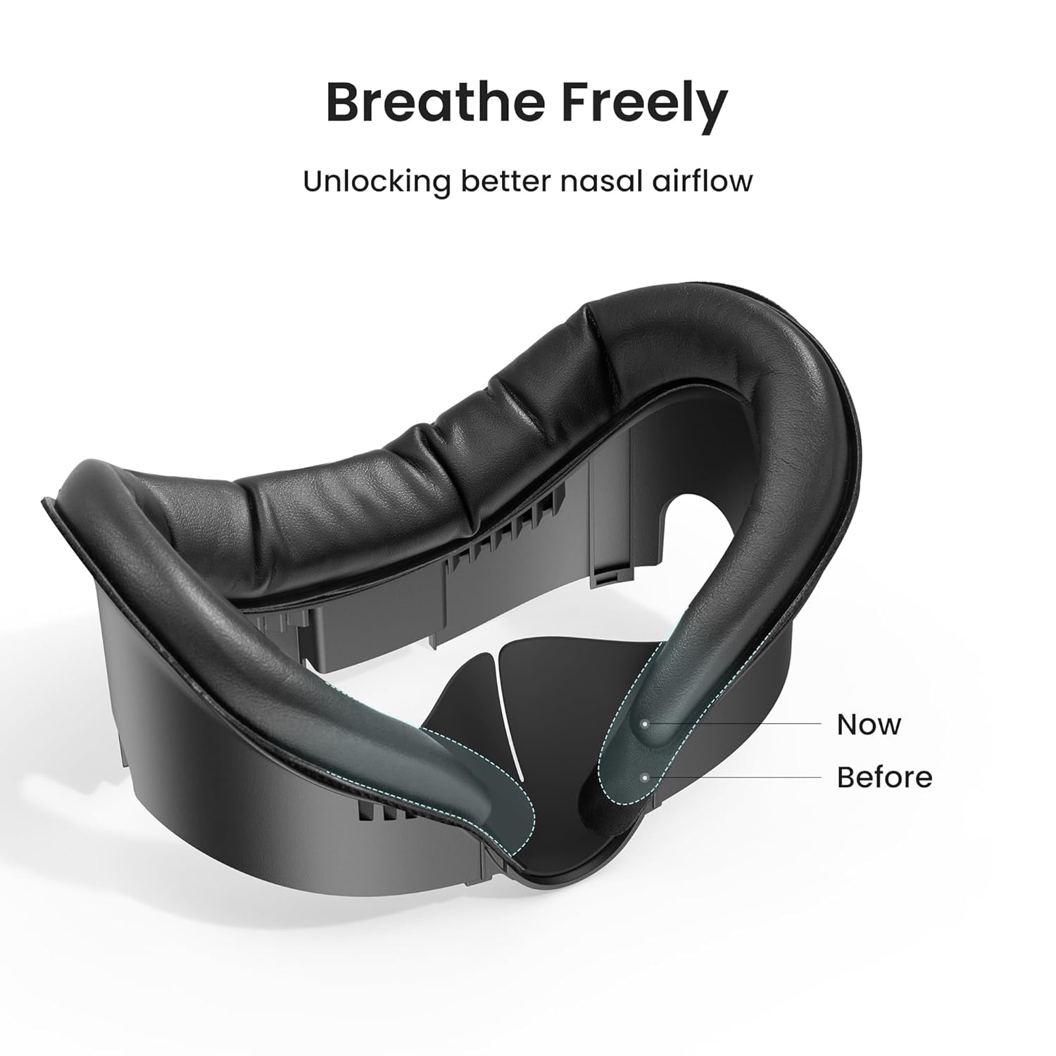 KIWI design Upgraded Controller Grips Protector Compatible with Oculus/Meta Quest 3 and V3 Face Pad for Quest 3