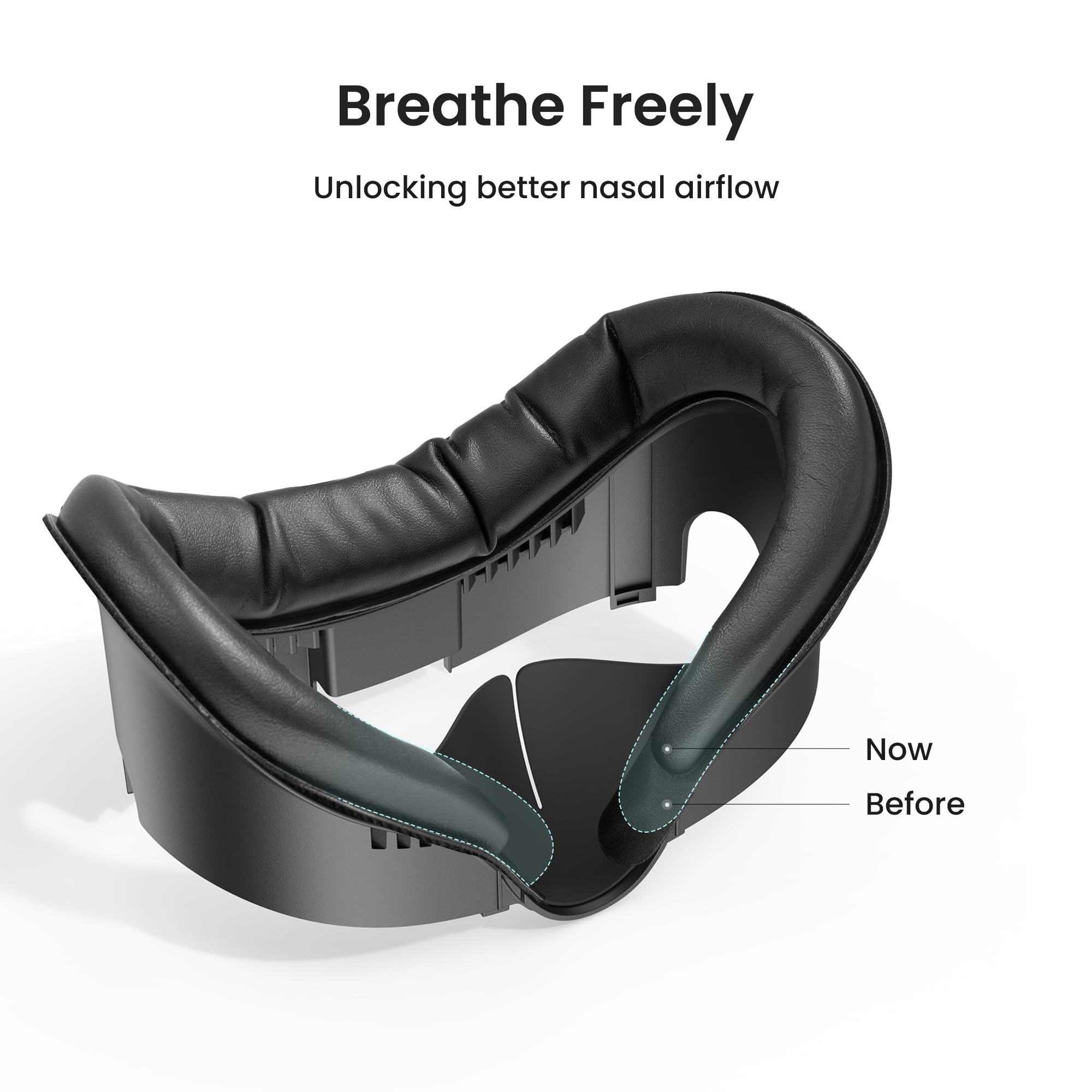 KIWI design H4 Boost Head Strap mit Akku Kompatibel und V3 Face Cover Pad Facial Interface,Kompatibel mit Meta Quest 3-Zubehör, Nicht für Quest 3S