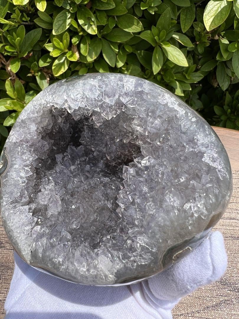 Amazon.co.jp: 169 ホワイトアメジストドーム クラスター ウルグアイ産