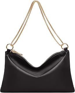 oscaurt Women's Evening Handbag Satin Shoulder Bag Purse for Prom Engagement Cocktail Party Wedding