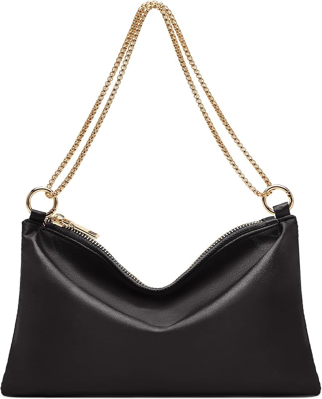Women's Evening Handbag Satin Shoulder Bag Purse for Prom Engagement Cocktail Party Wedding