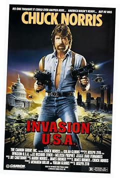 posters Invasion Usa Chuck Norris Movie 11inx17in 11"x17"