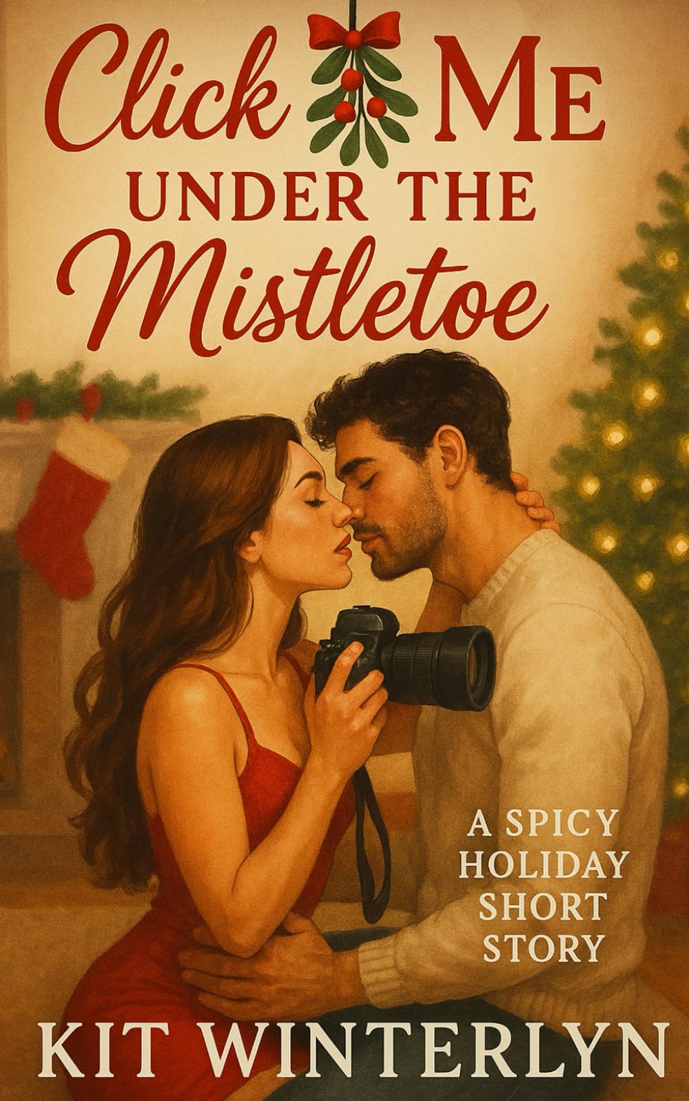 Click Me Under the Mistletoe: A Spicy Holiday Short Story (Romancing Christmas)