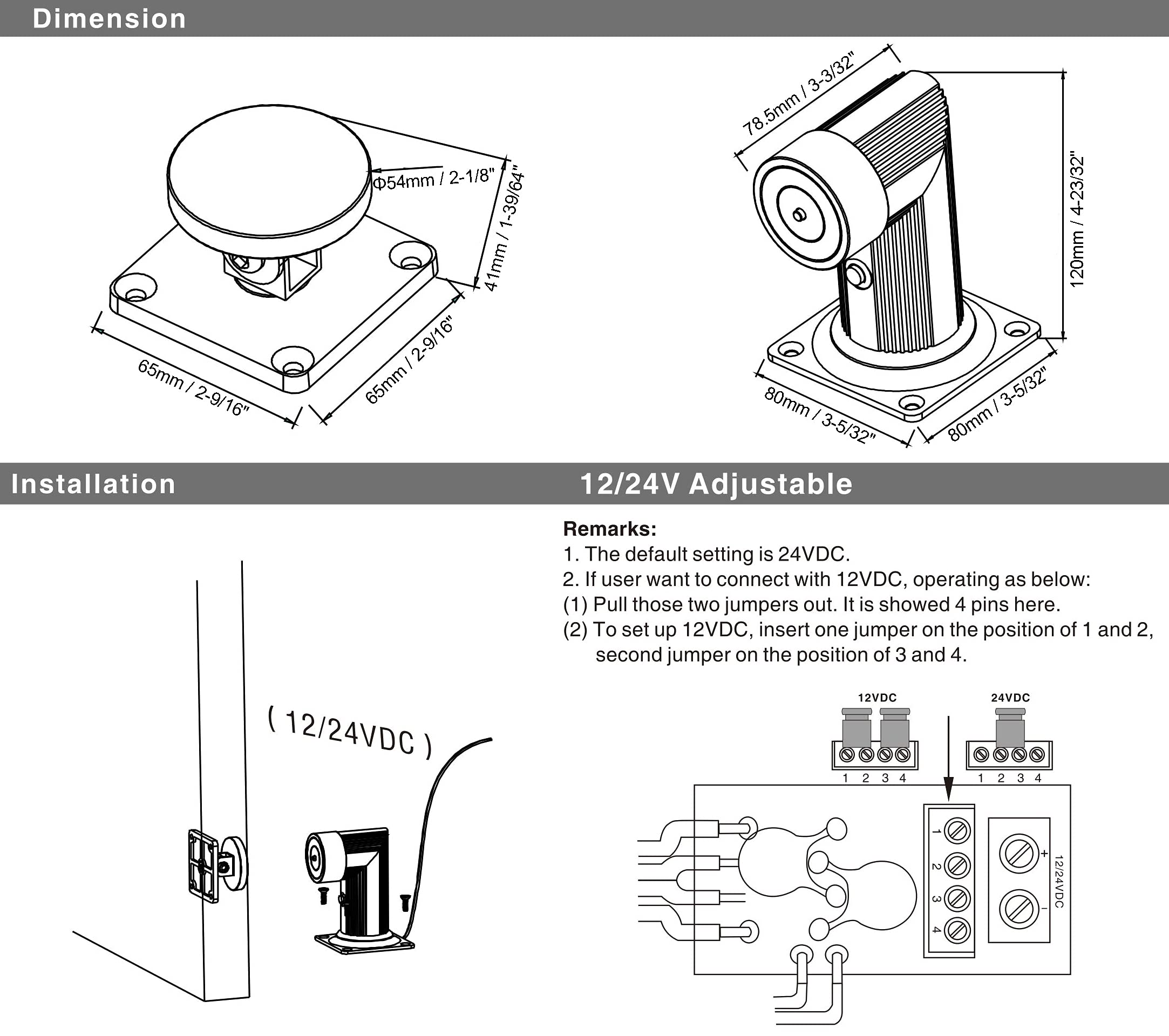 Soporte De Puerta Electromagnético A Prueba De Humo Uhppote