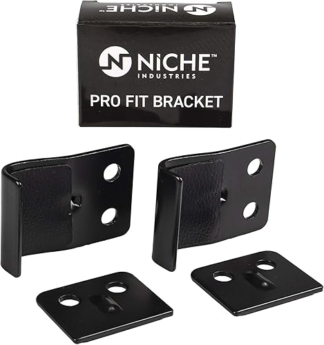 Miniatura 3 de NICHE Juego de espejo retrovisor lateral para UTV lateral lateral x lateral con barra de jaula antivuelco Pro-Fit