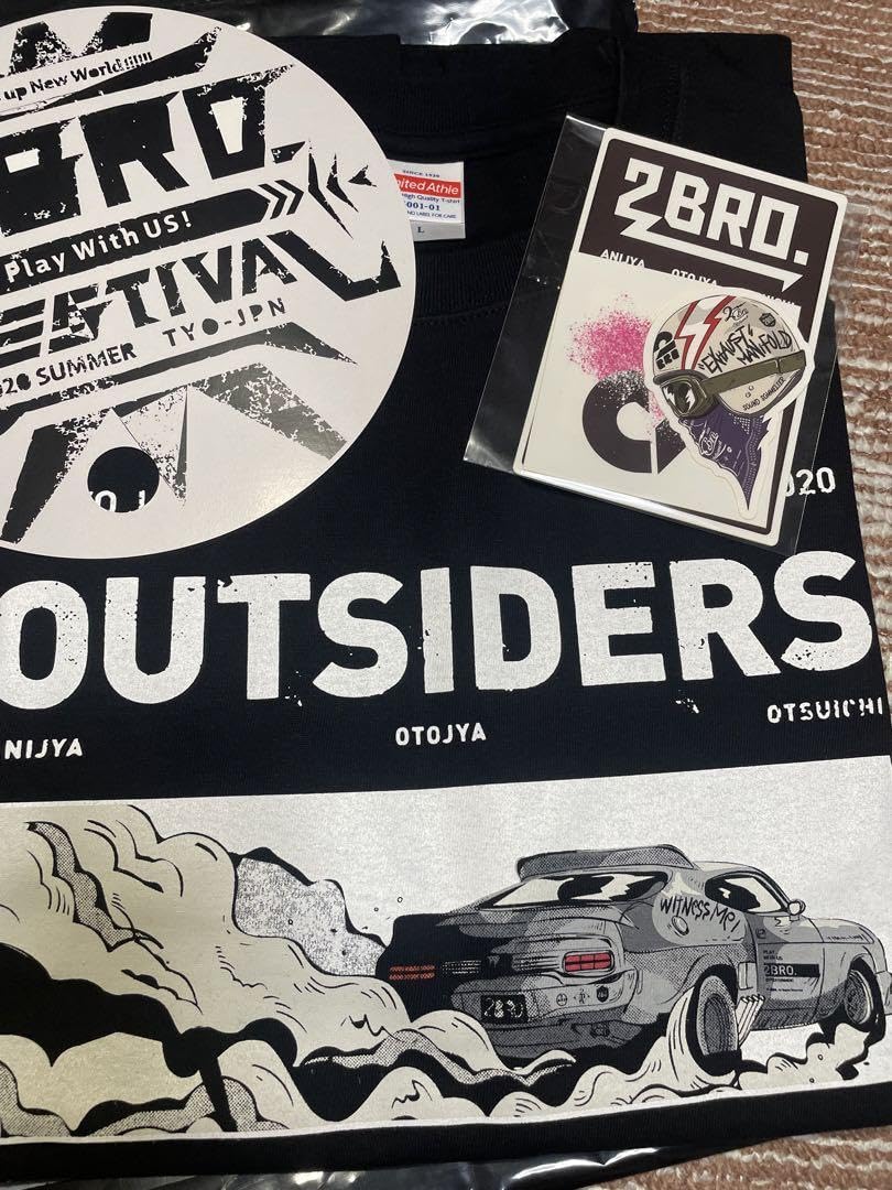 Amazon.co.jp: 2bro. 2bro. 兄者 弟者 おついち tシャツ ステッカー  