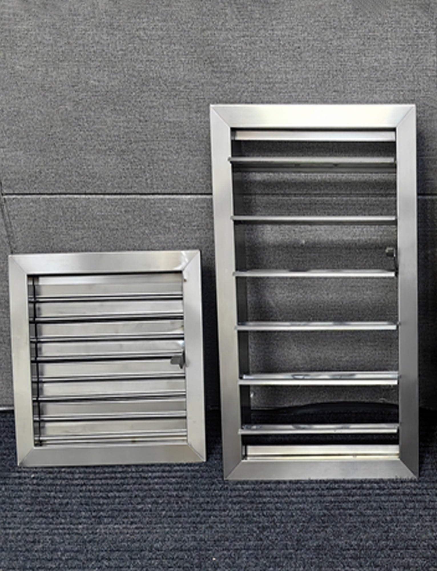 Rejilla de ventilación manual con cuchillas ajustables para ventilación montada en la pared