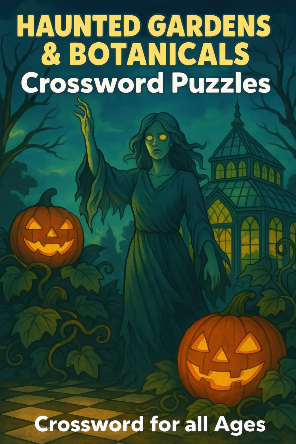 Haunted Gardens & Botanicals Crossword Puzzles: 50 Spooky & Enchanting Crosswords for Nature Lovers and Mystery Seekers - Fun for All Ages