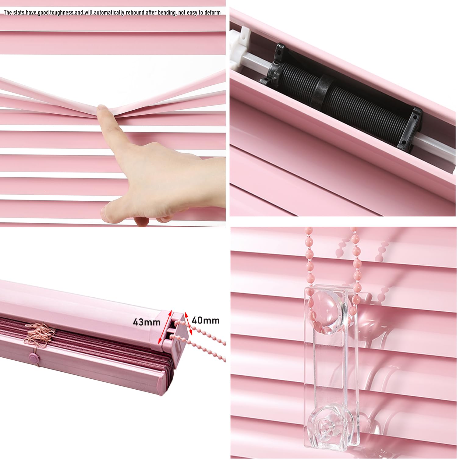 Tenda Veneziana In Alluminio 25mm - Personalizzabile Per Finestre 120x120cm - Foto 11