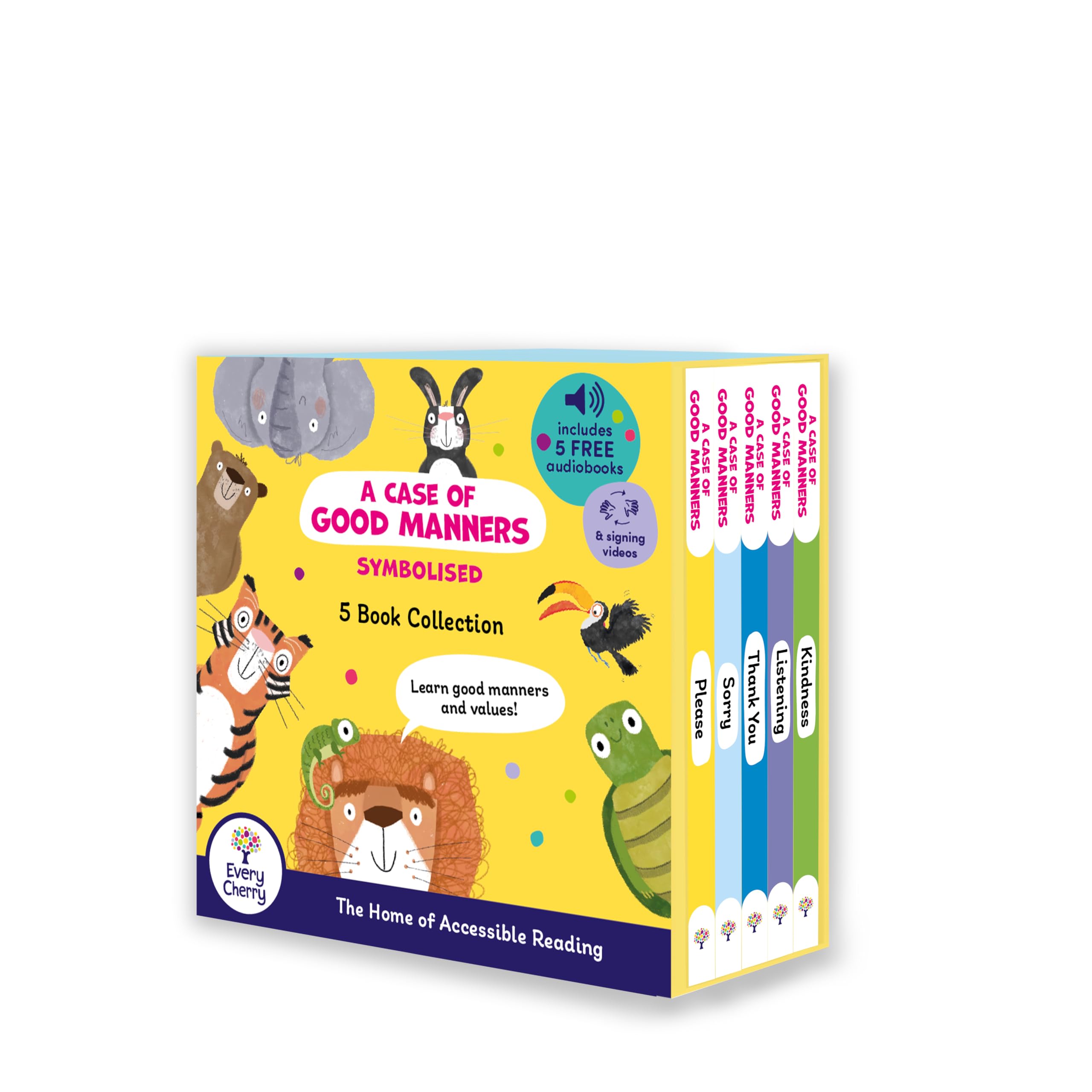 A Case of Good Manners: Symbolised 5 Book Collection Box Set With Free Audio (Please, Sorry, Thank You, Listening and Kindness) (Symbolised A Case of Good Manners)