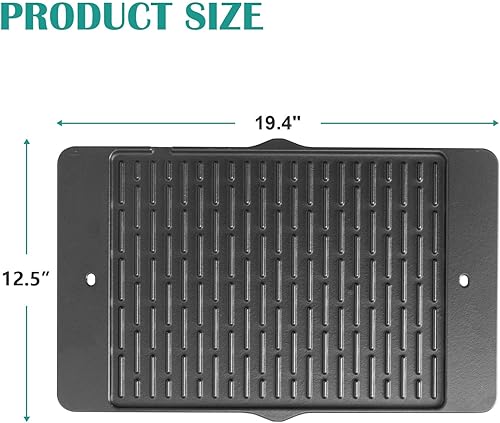 Miniatura 3 de Plancha de hierro fundido 7566 para parrilla de gas Weber Genesis serie 300, repuesto para Weber Genesis 300 Series E-310 E-320 E-330 S-310 S-320