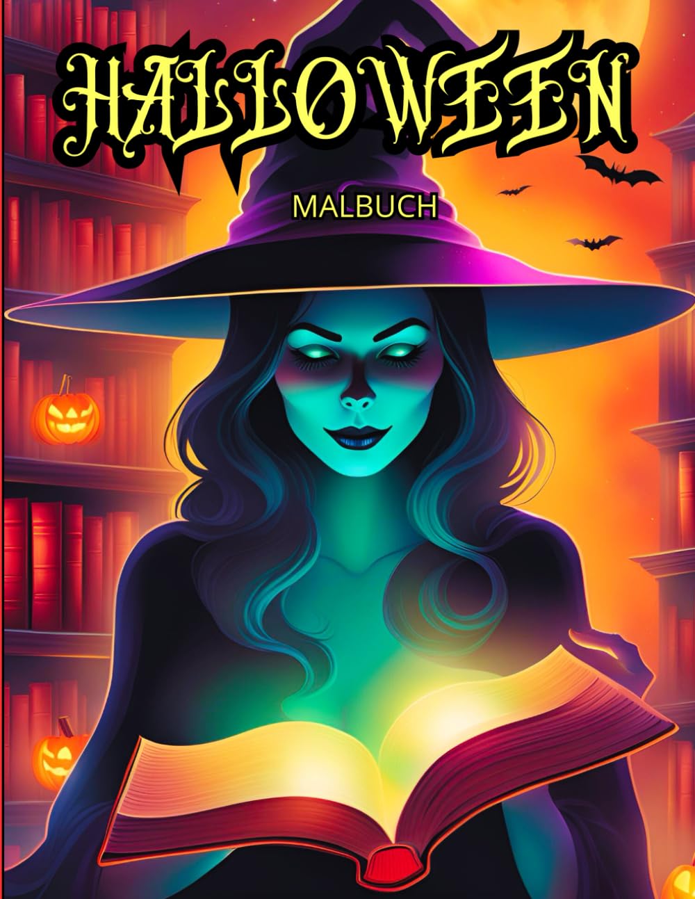 Halloween: Ausmalbuch für Erwachsene