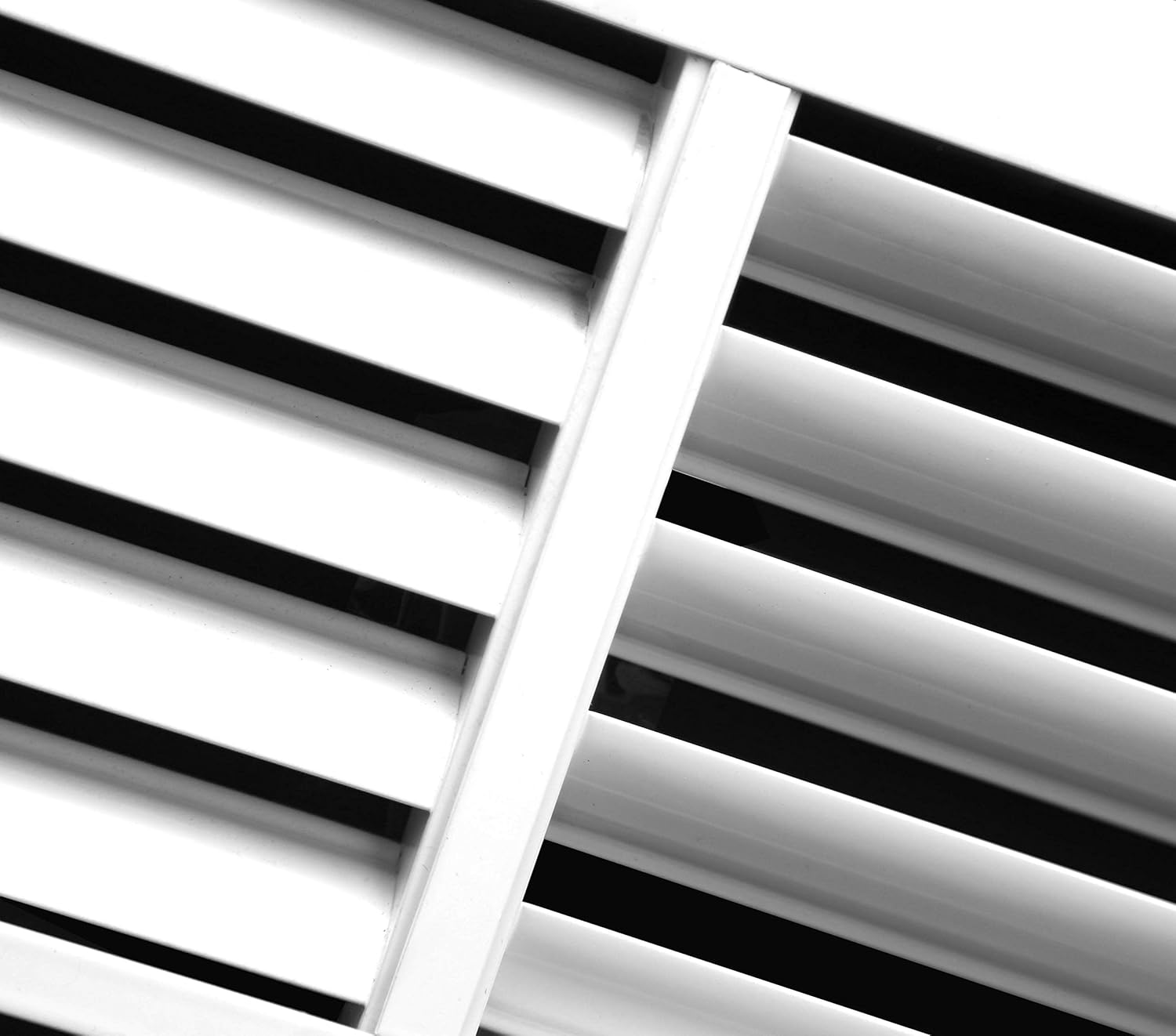 20" w X 20" h Extruded Aluminum Adjustable Surface Mount Supply Ceiling HVAC Air Grille – Interchangeable: 1-Way