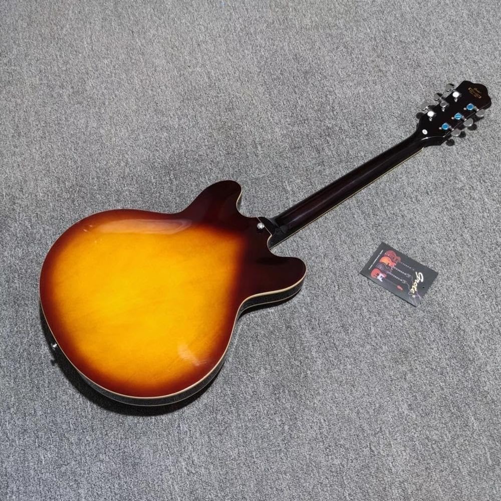Chitarra elettrica jazz a spalla mancante personalizzata con corpo cavo Guitarra professionale