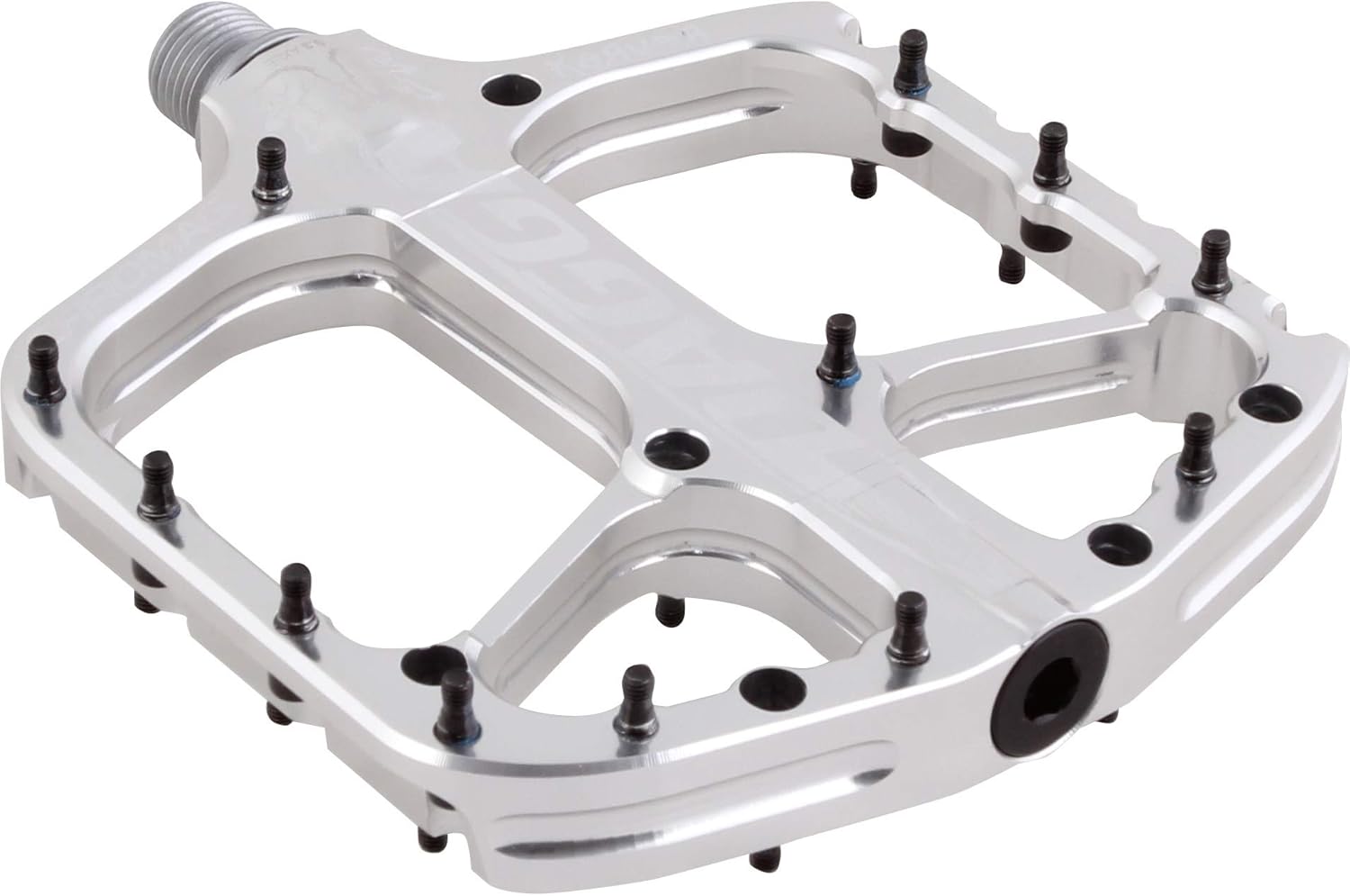 CHROMAG Dagga Unisex Adult Mountain Bike/MTB/Cycle/VAE/E-Bike Pedals, Silver, 120 x 115 mm