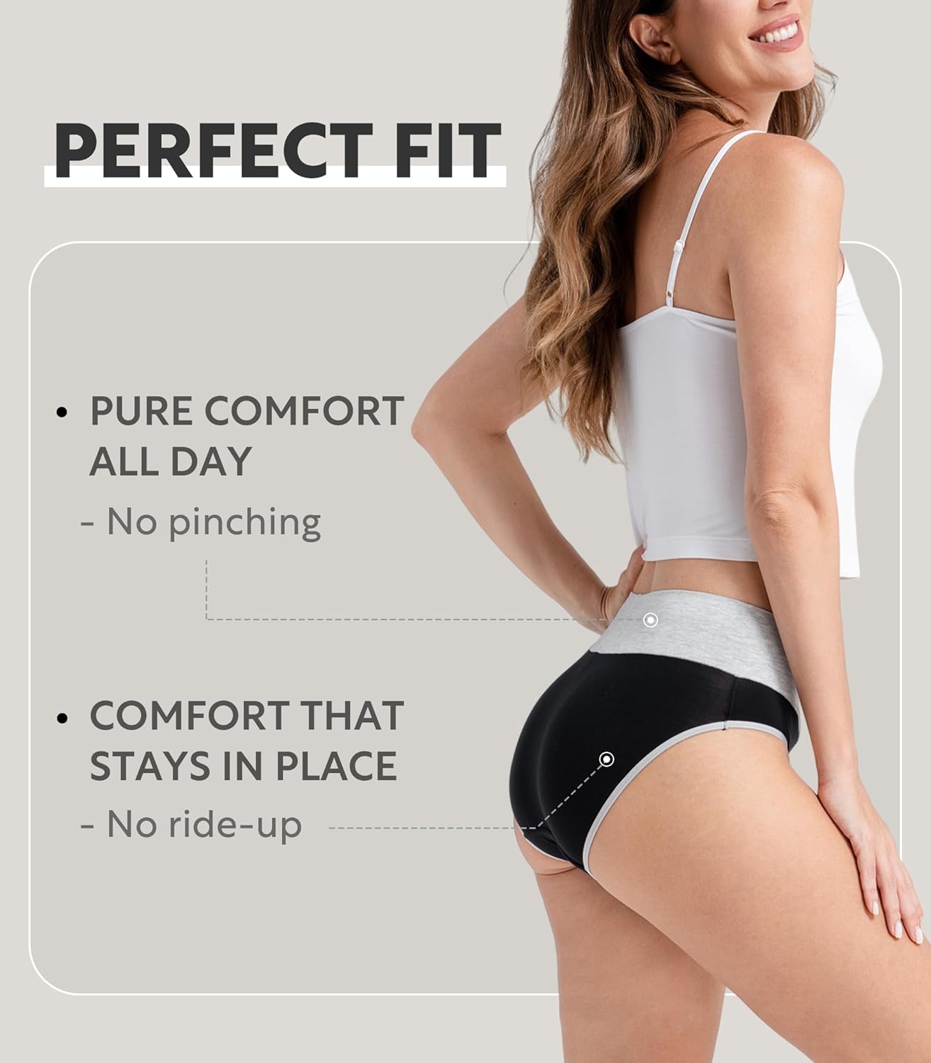 DAVID ARCHY Womens Underwear, Bamboo Rayon Women's Briefs - Moisture Wicking Panties, Soft & Breathable, 4 Pack