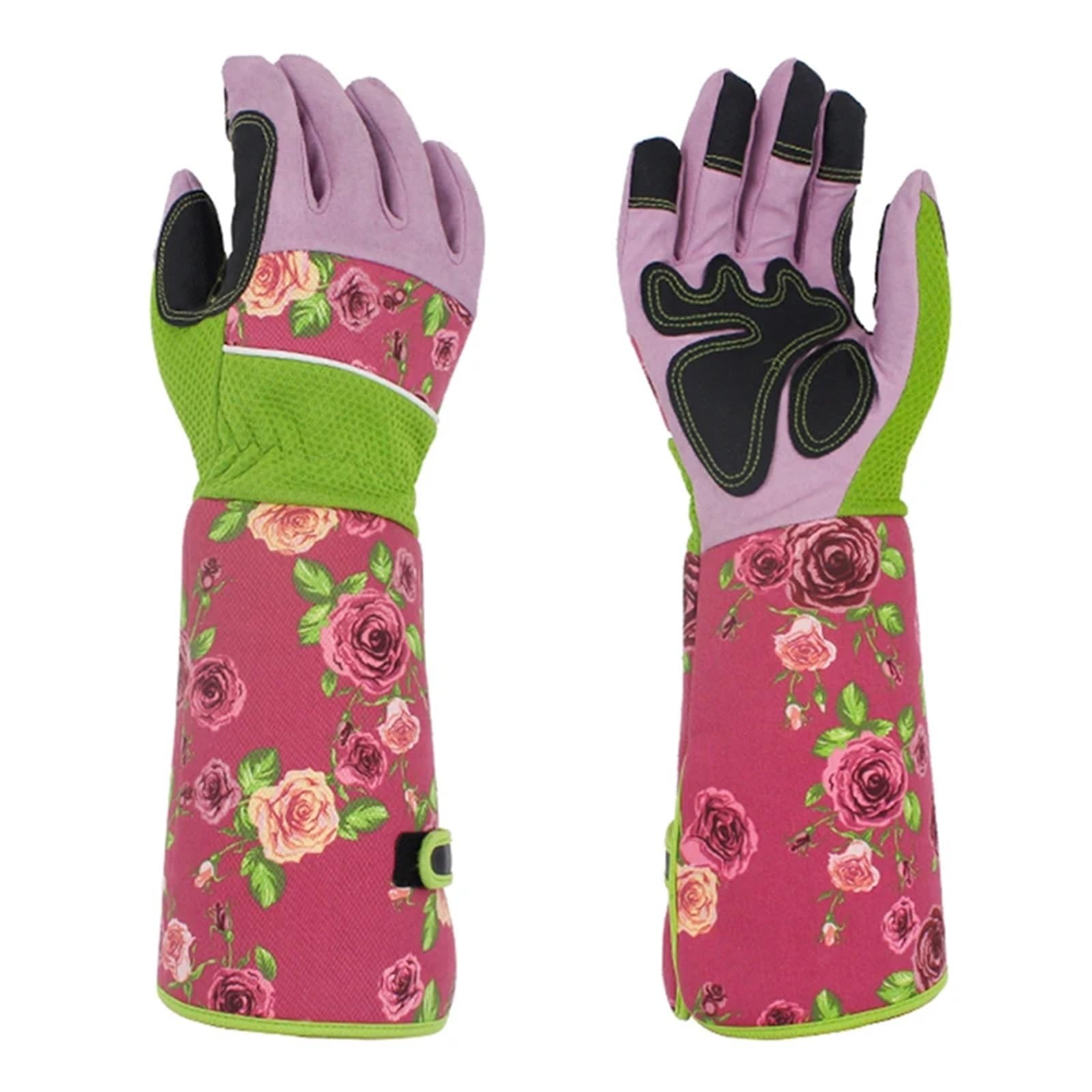1 Paio di Guanti Lunghi da Giardinaggio for potatura di Rose, Guanti da Giardino Impermeabili a Prova di Spina, a Maniche Lunghe, da Lavoro, for Saldatura(Pink)