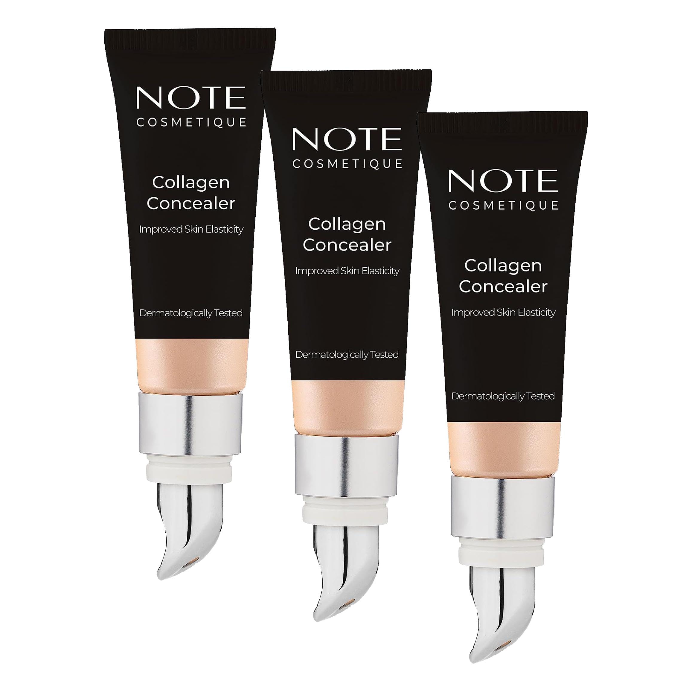 Note Cosmetics Collagen Concealer 03 Kolajen İçerikli SPF 20 Göz Altı Kapatıcısı (3 paketi)
