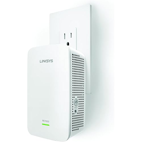 Linksys WiFi Extender, WiFi 5 Range Booster, Dual-Band Booster, 2,500 Sq. ft Coverage, Speeds up to (AC1900) 1.9Gbps - RE7000