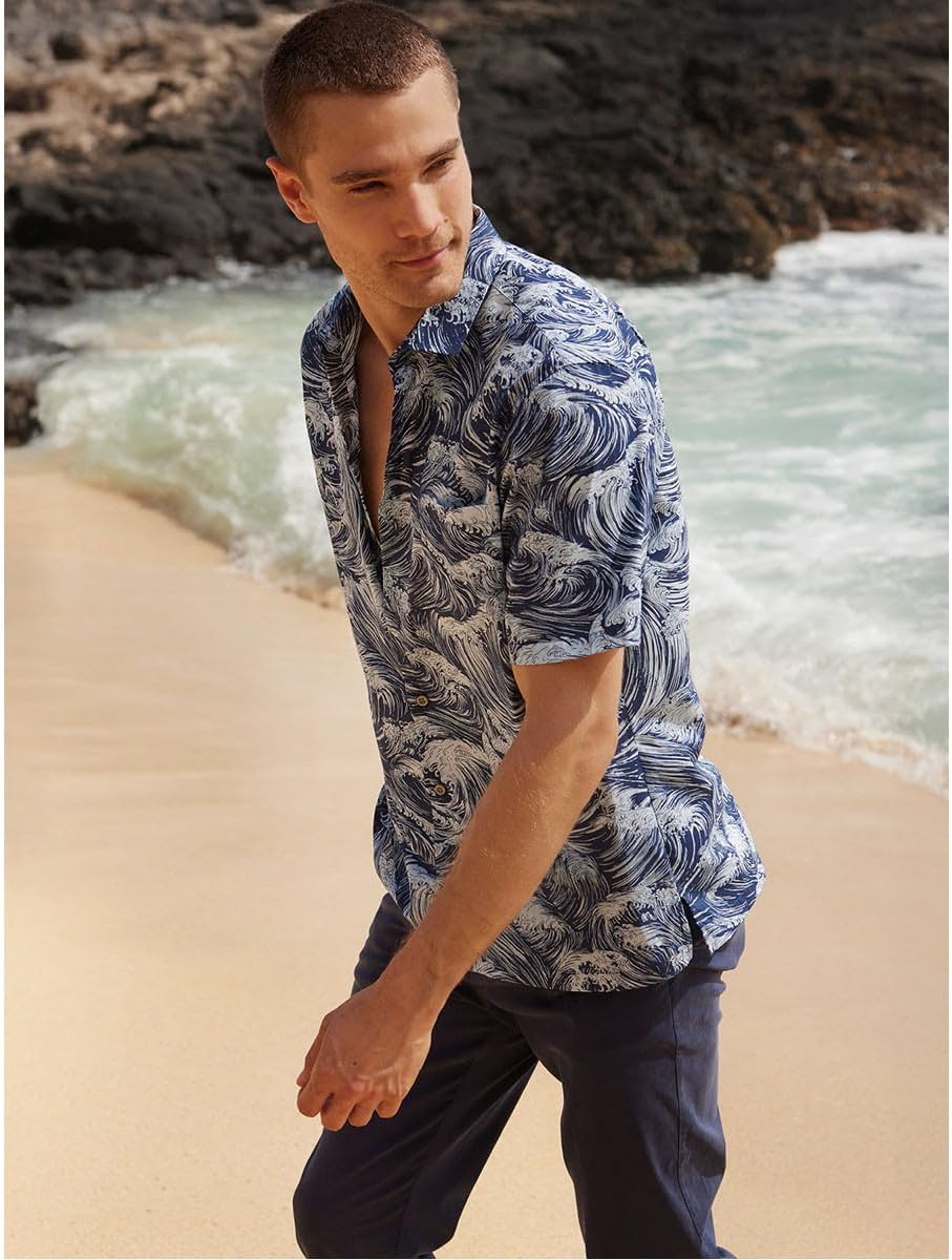 Tori Richard Men's Gnarly Short Sleeve Button Up Shirt - Image 2