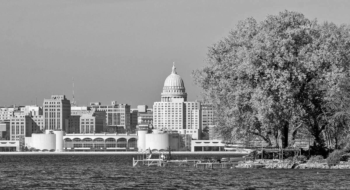 Capitol, Madison, Wisconsin across Lake Monona Photograph