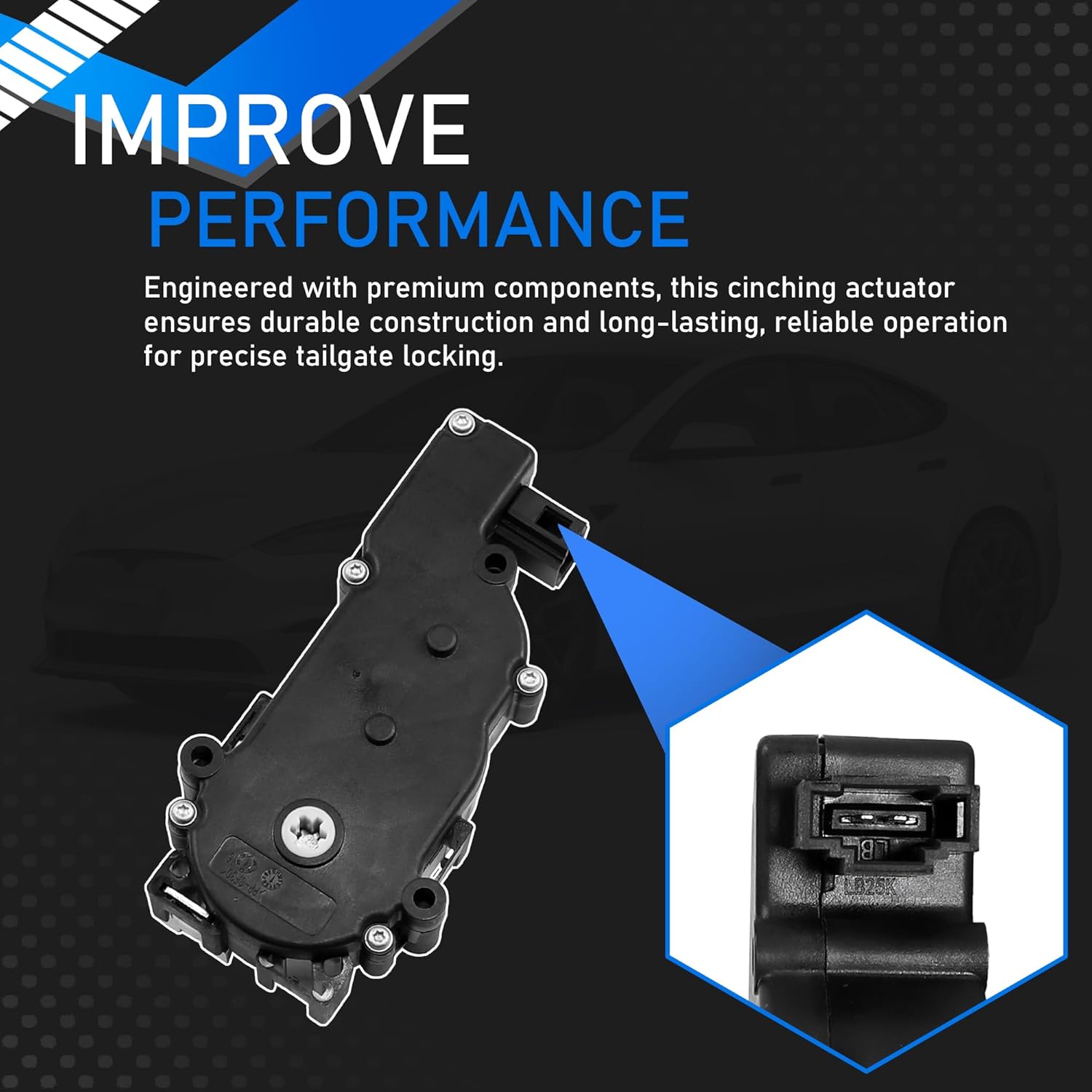100354900D Cinching Actuator Tailgate Locking Motor Compatible with 2012-2021 Tesla Model S Replaces 1003549-00-D