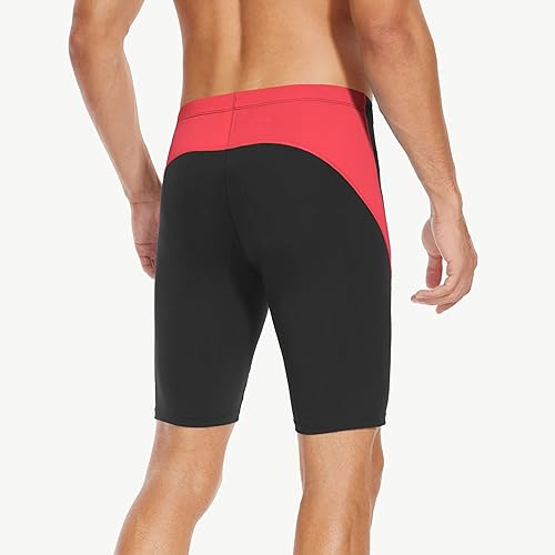 Miniatura 10 de Fiteng Bañadores de natación para hombre trajes de baño de entrenamiento atlético de resistencia para competición de carreras tallas 32-42